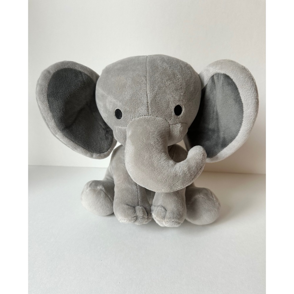Bedtime Originals Lambs & Ivy Grey Elephant Plush Stuffed Animal Toy Humprey